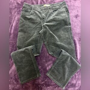 Women’s Croft & Barrow Navy Blue Corduroy Pants. 14S